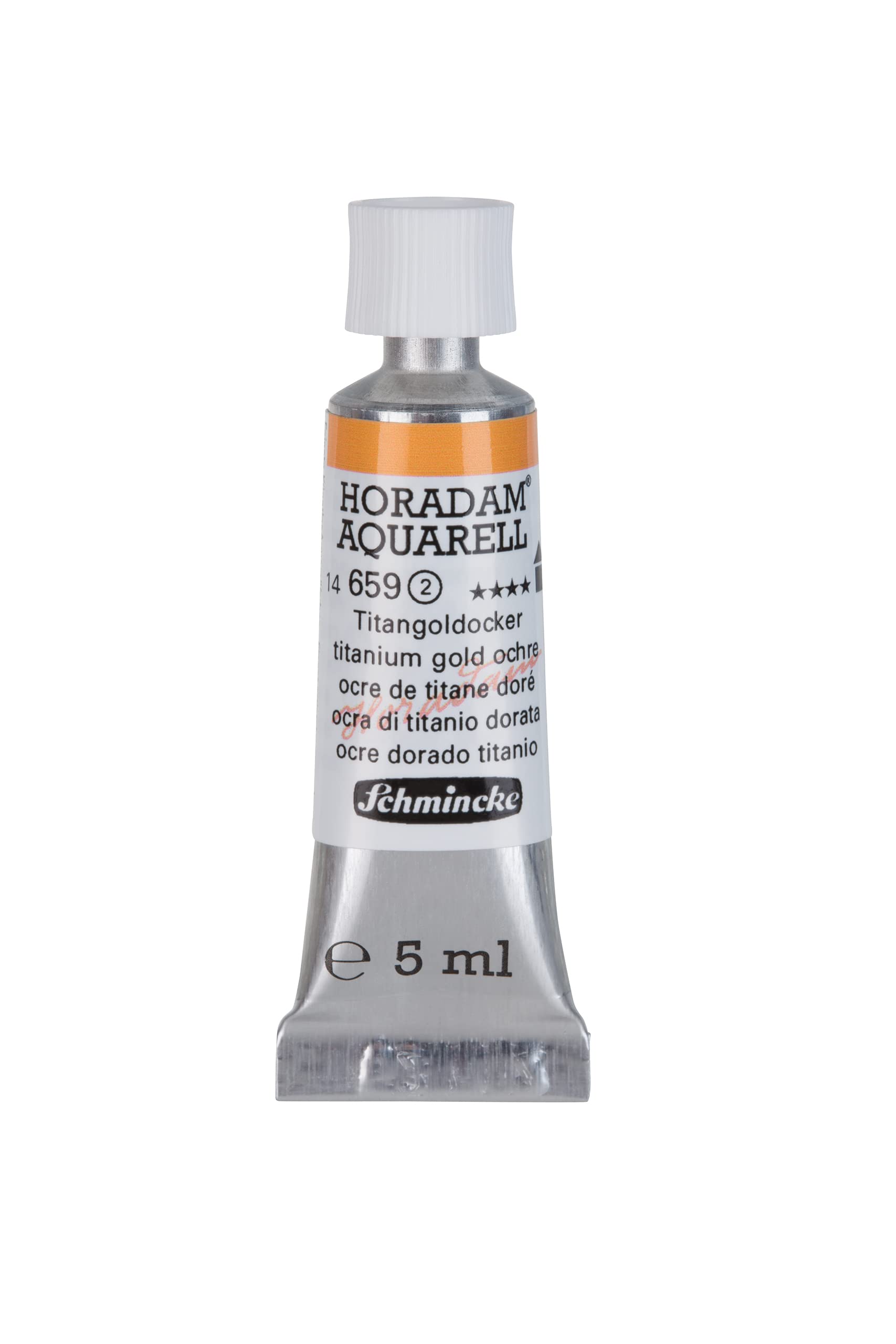 Schmincke - HORADAM® AQUARELL - finest artists' watercolours, titanium gold ochre - 5 ml — image 1