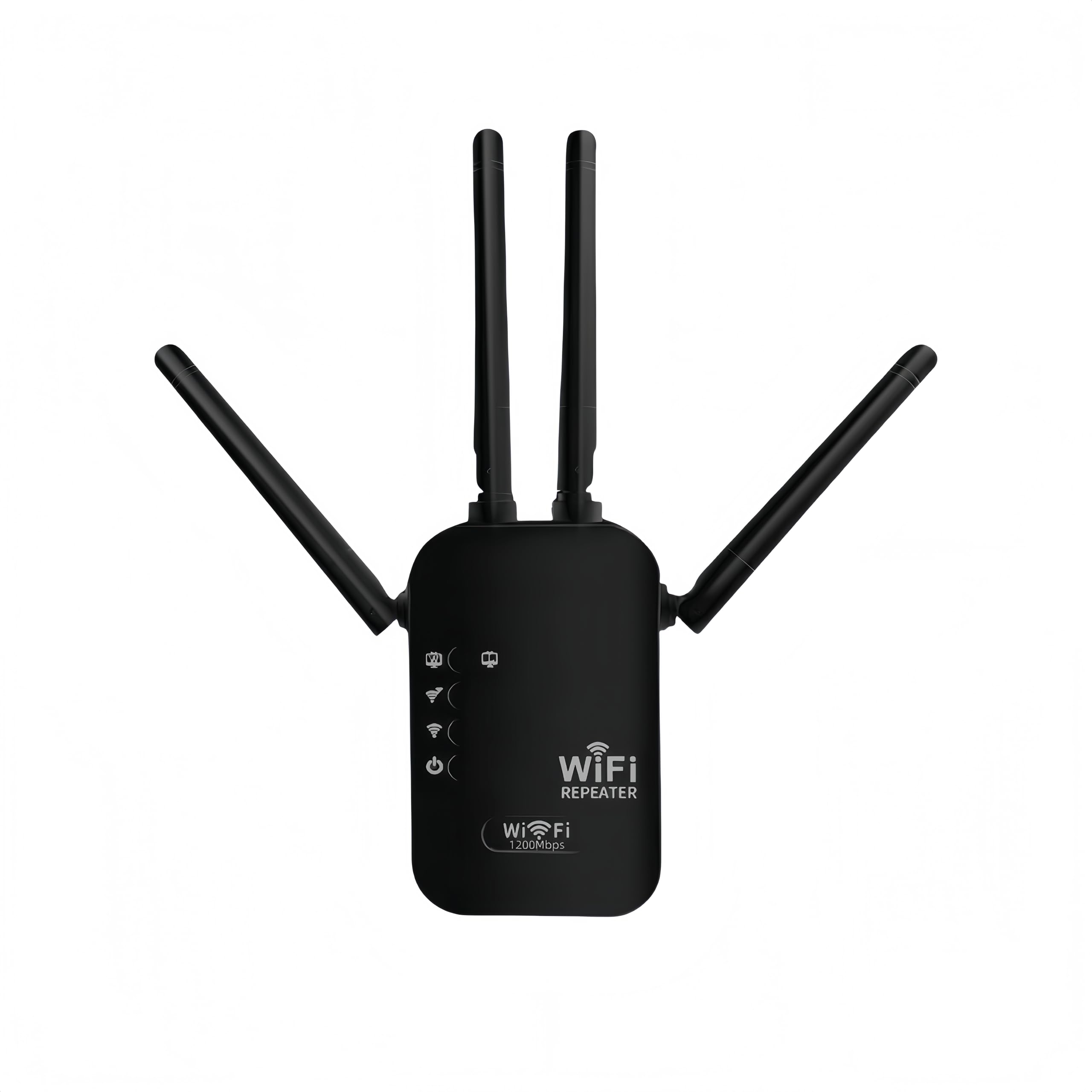 Photo 1 of 1200Mbps WiFi Extender Signal Booster,WiFi Extender Dual Band for Home?New Gen 6X Faster Internet Booster Extender, WiFi Repeater Coverage up to 10K sq.ft and 65 Devices(Black)