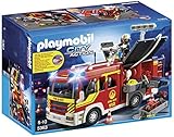 PLAYMOBIL Fire Engine with Lights & Sound Set