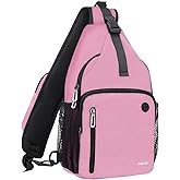 MOSISO Sling Backpack Bag, Crossbody Shoulder Bag Travel Hiking Daypack Chest Bag with Front Square Pocket&USB Charging Port