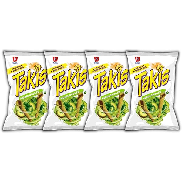 NEW BARCEL TAKIS GUACAMOLE FLAVORED TORTILLA CHIPS OZ BAG FREE SHIPPING