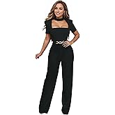 Zoctuo Elegant Formal Jumpsuit for Women Dressy,Wedding Guest,Cocktail,Birthday