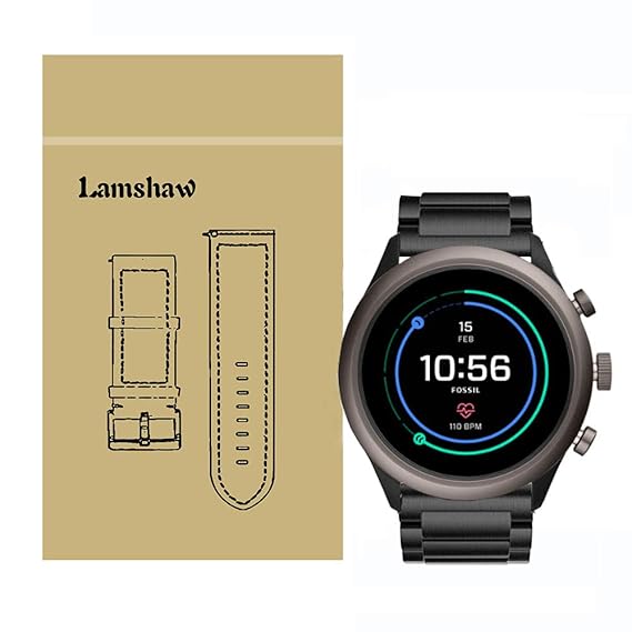 Amazon.com: Lamshaw for Fossil Sport Band, Stainless Steel ...