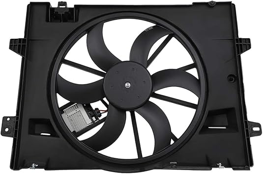 cciyu Radiator or Condenser Cooling Fan Fit for 2006 2007 2008 2009 2010 2011 for Ford Crown Victoria for Lincoln Town Car Mercury Grand Marquis