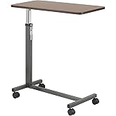 Drive Medical Design Top Silver Vein Overbed table, 1 Each 1 count