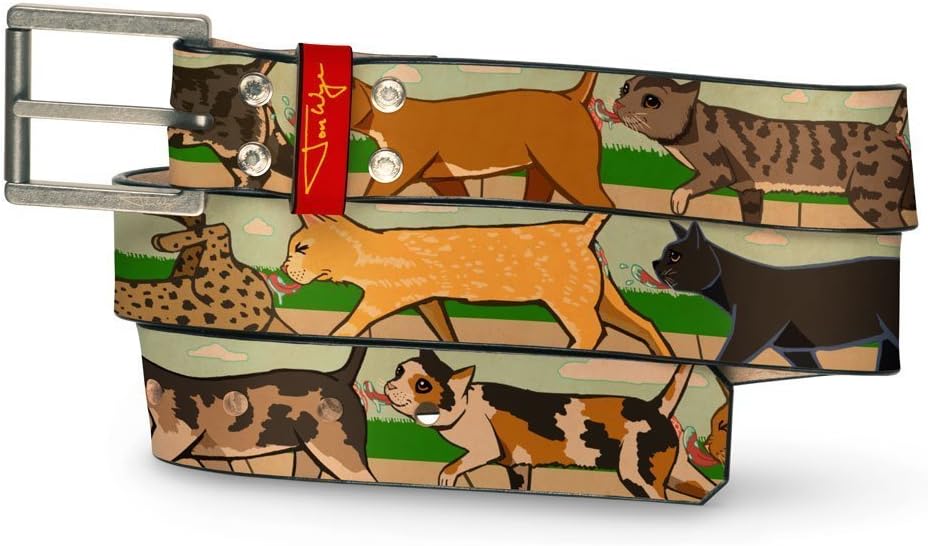 Cats by Patrick Swayze Leather Belt
