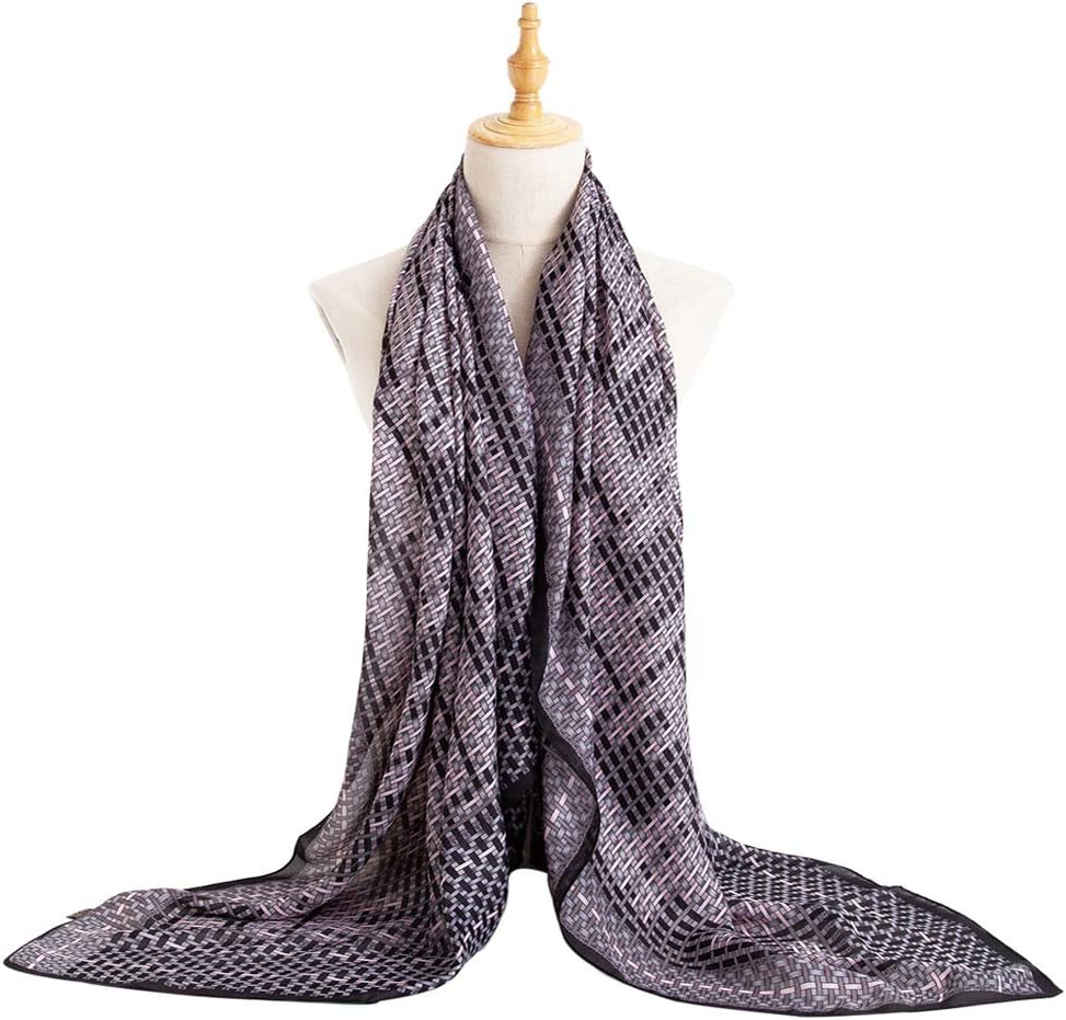 Bellonesc Silk Scarf 100% silk Long Lightweight Sunscreen Shawls for Women
