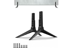 MOTIEXIC No-Drill TV Stand Legs Exclusive for Vizio D40F-G9 V405-G9, Only for Vizio TV Replacement Stand We Listed, Not for Other Models, w/All Screws, Instructions & Non-Slip Pads