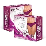 Liposer - 16 sticks - Elimina la grasa acumulada en Abdomen, Caderas. Piernas, Espalda y Brazos - Adelgazante 4 en 1…