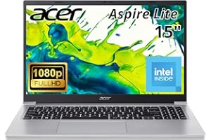 Acer Aspire Lite Laptop 15.6" FHD Display | Intel N150 CPU | 4GB ddr4 ram | 128GB eMMC | Windows 11 S Mode (1 yr Manufacture 