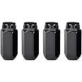 McGard 64022 Black (M14 x 1.5 Thread Size) Cone Seat Style Lug Nut, (Set of 4)