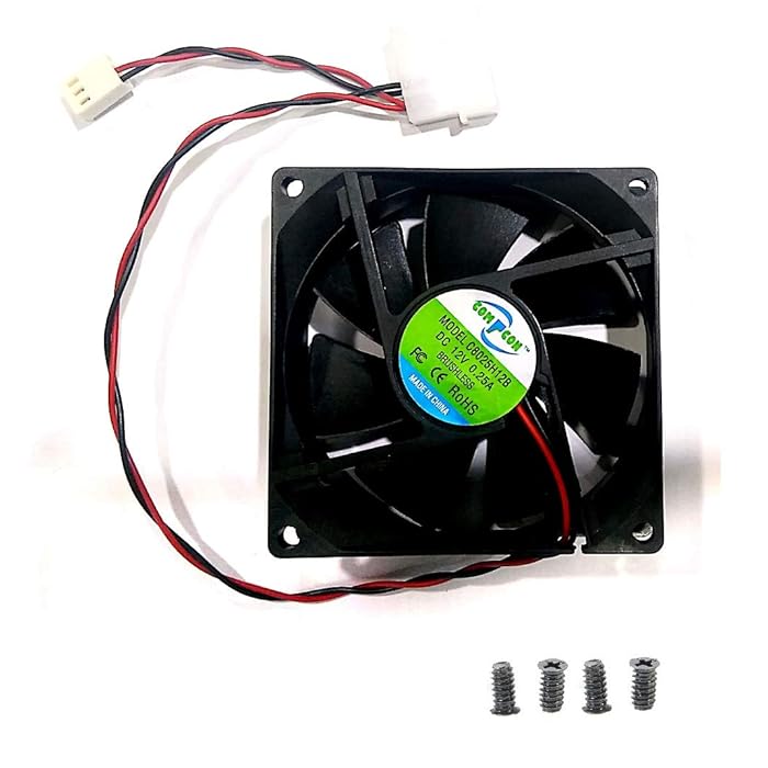 Buy COMPCON DC Axial Computer Case Cooling Fan 12volt 3inch