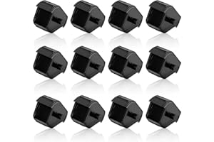 PEUTIER 12pcs Tape Dispenser Core, Plastic Tape Dispenser Replacement Core Transparent Tape Dispenser Roll Insert Tape Dispenser Parts for Office Home School Supplies