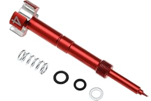 TONRYCUE Motorcycle Air Fuel Mixture Screw for Keihin FCR Carb for Honda CRF150R CRF150R Yamaha YFZ450 YZ250F YZ426F YZ450F Kawasaki KLX450R KX250F KX450F Suzuki RMZ250 RAMZ450 (Red)
