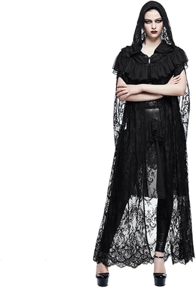 black lace cloak