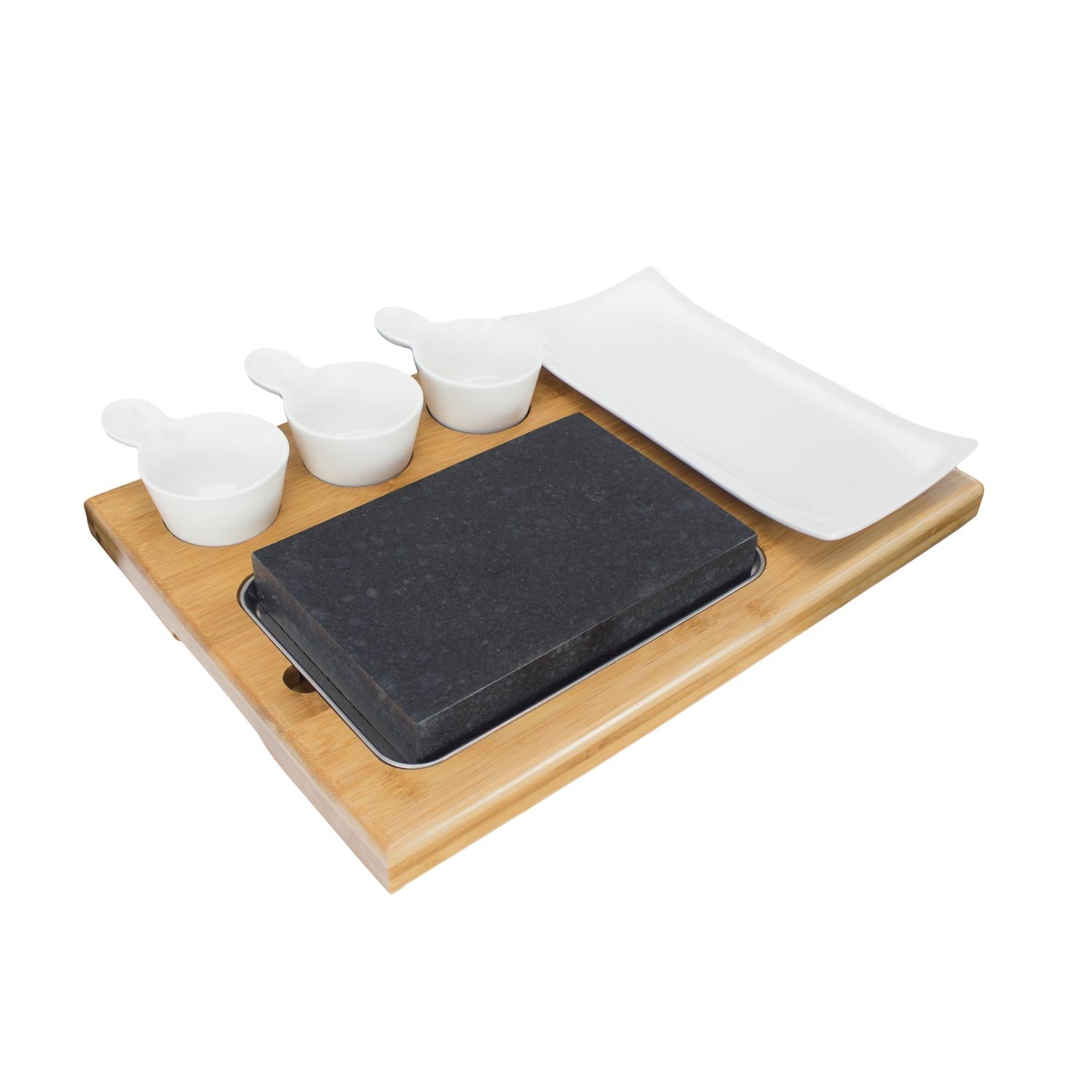 Zelancio Premium Lava Hot Stone Cooking Platter Hot and Cold Lava Rock