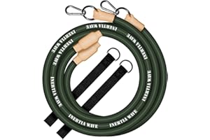 Inertia Wave Dynamic Rubber Battle Ropes Alternative for Home and Gym | Maximize Calorie Burn | Revolutionary Fitness Equipment for Abs and Full Body Workout
