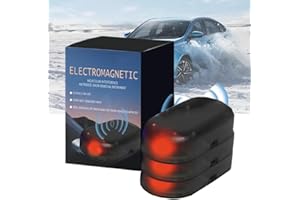 HULEZT Anti-Freeze Electromagnetic Car Snow Removal Device, 2025 Upgrade Car Interference Antifreeze Instrument, Electromagnetic Car Snow Removal Device for Winter Commute Ice Frost Removal on Cars (3)