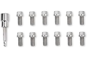 Mr. Gasket 2230G Headlock Locking Header Bolt, (Set of 12)