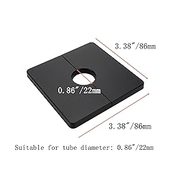Tsnamay 4 Pcs Wall Split Flange, ABS Square