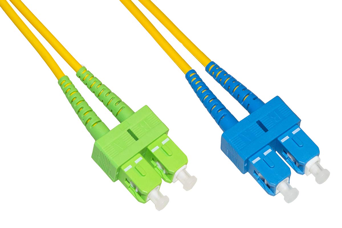 LINK SC APC to SC Upc Singlemode Duplex Mt.1 Fiber Optic Cable