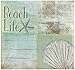 MCS Expandable 10-Page Scrapbook Album with 12 x 12 Inch Pages, 13.5 x 12.5 Inch, Beach Life
