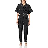 Ronny Kobo womens Short Sleeve Nylon Pierce Jumpsuit