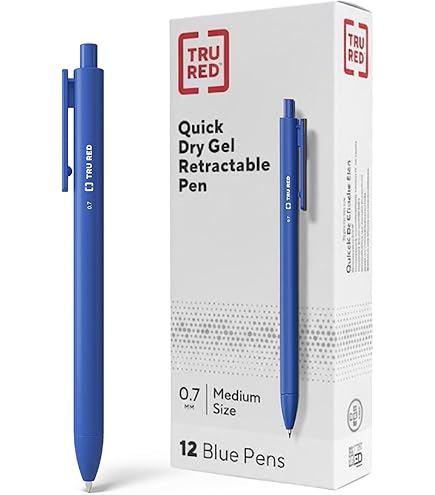 Amazon.com: TRU RED Retractable Gel Pens, Medium Point 0.7mm