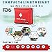 Lx Free Mini First Aid Kit - (100 Pieces) Compact Emergency Bag for Car, Motorcycle, Vehicle, Work, Home & Outdoor Suitable for Baby, Child, Toddler and Pets