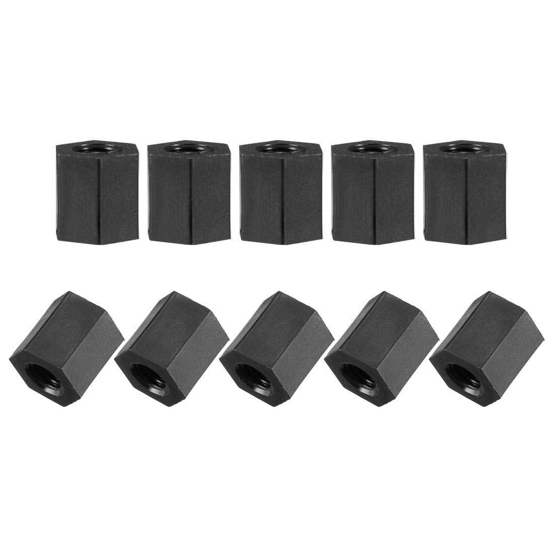 Sourcingmap M3x6 Female-Female Hex Nylon PCB Motherboard Spacer Standoff for FPV Drone Quadcopter, Computer & Circuit Board 50pcs