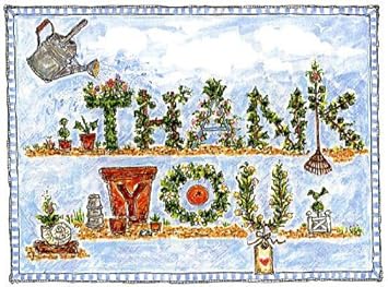 Susan Wallace Barnes Thank You Garden Boxed Note Card Set 10