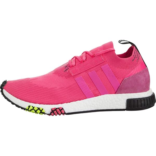 Amazon.com | adidas Men's NMD_Racer Primeknit Solar Pink/Solar Pink/Core  Black Running Shoe 10.5 Men US | Road Running