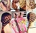 2PC Random Color Wonder French Magic Hair Clip Braider Braid Stylist Queue Twist Plait Hair Braiding Tool Holder Roller DIY Bun Maker Hairstyle Styling Accessory Fashion Salon (Style 3)