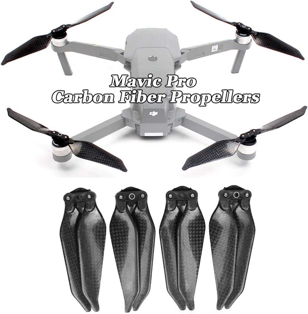 Amazon Com O Woda 2 Pairs Foldable Carbon Fiber Propellers Noise