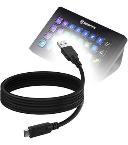 Elgato Stream Deck+ 本体 USBケーブル Amazon.com: BoxWave Cable Compatible with Elgato Stream Deck MK.2