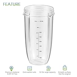 2-pack Replacement Parts Upgrade 32oz Cups with