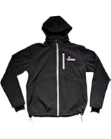 Black Guinness Fleece Jacket With Harp Design