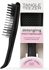 Tangle Teezer Mini Ultimate Detangler Black - Wet & Dry Hair Brush view 1