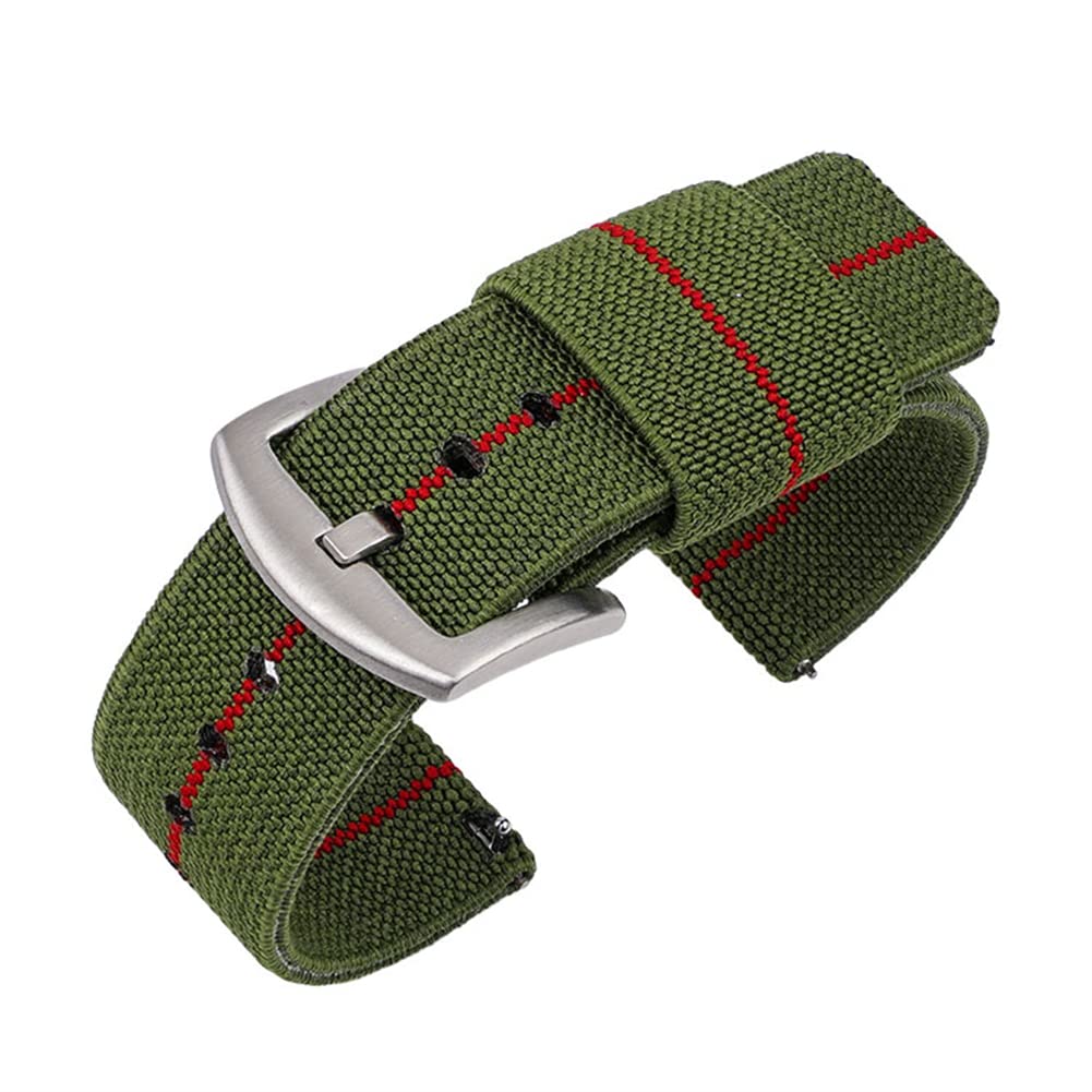 Tyogeephy Sport Strap Compatible with Garmin Venu 2S / Vivoactive 4S / Vivomove 3S Replacement Wristbands Breathable Nylon Woven Adjustable Watch Bands for Women&Men