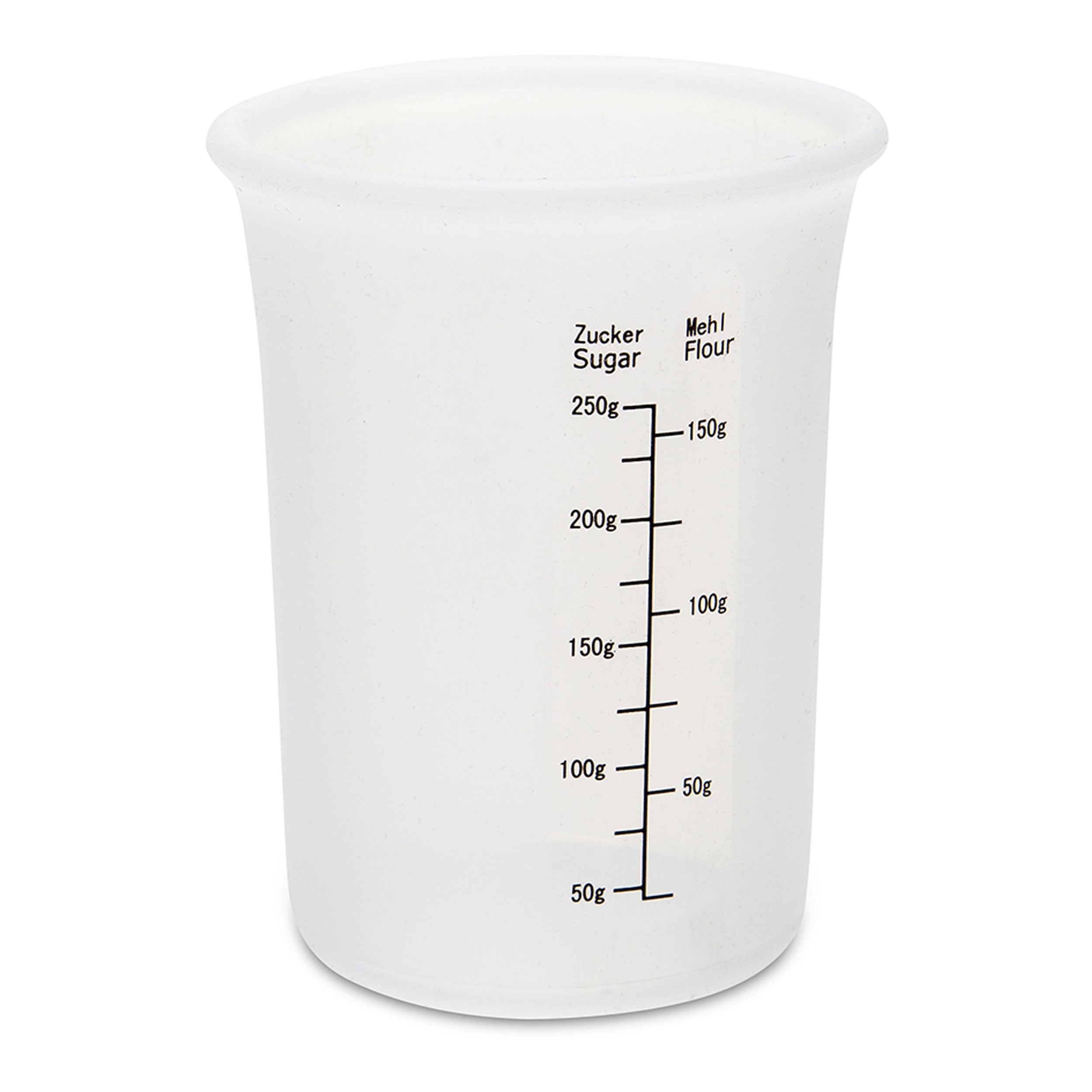 Städter Measuring Cup Diameter 8 cm Height 11 cm Siliko – Transparent cm