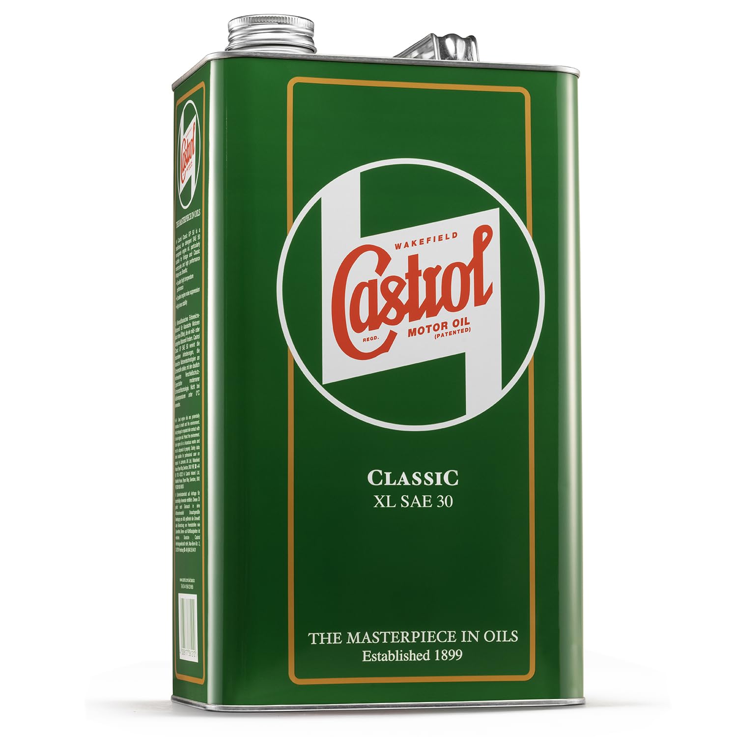 Castrol Classic XL30 engine oil 1 gallon | SAE 30 monograde Mineral Oil for pre-1950 Cars and pre-1970 motorcycles | low detergent formulation 4.54 litres