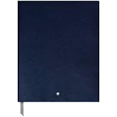 Montblanc Sketch Book Indigo Blank #149 Fine Stationery 116930 / Elegant Sketching Book with Leather Binding and Unlined Pages / 1 x (8.2 x 10.2 in.)