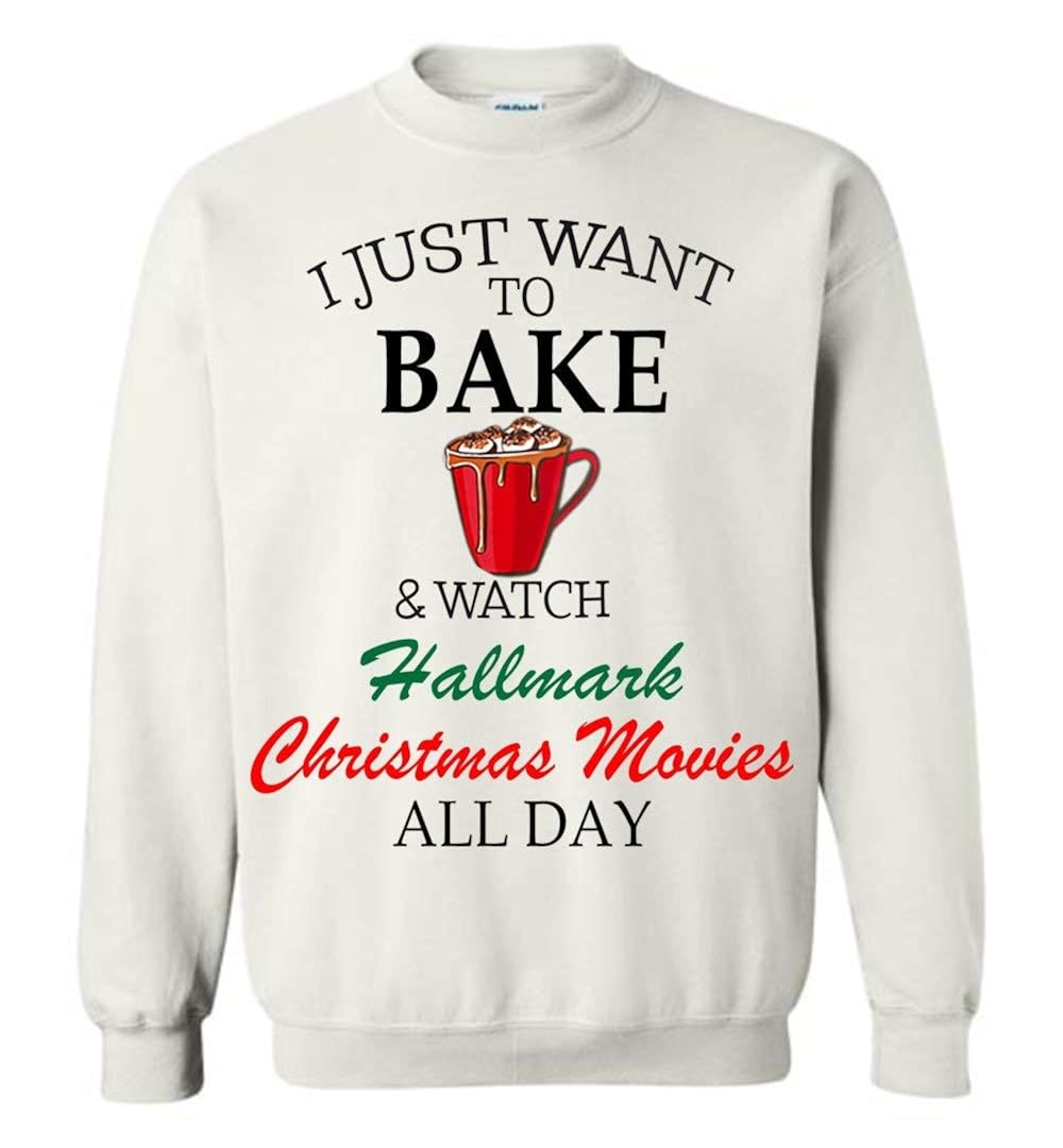 i just want to bake and watch hallmark christmas movies