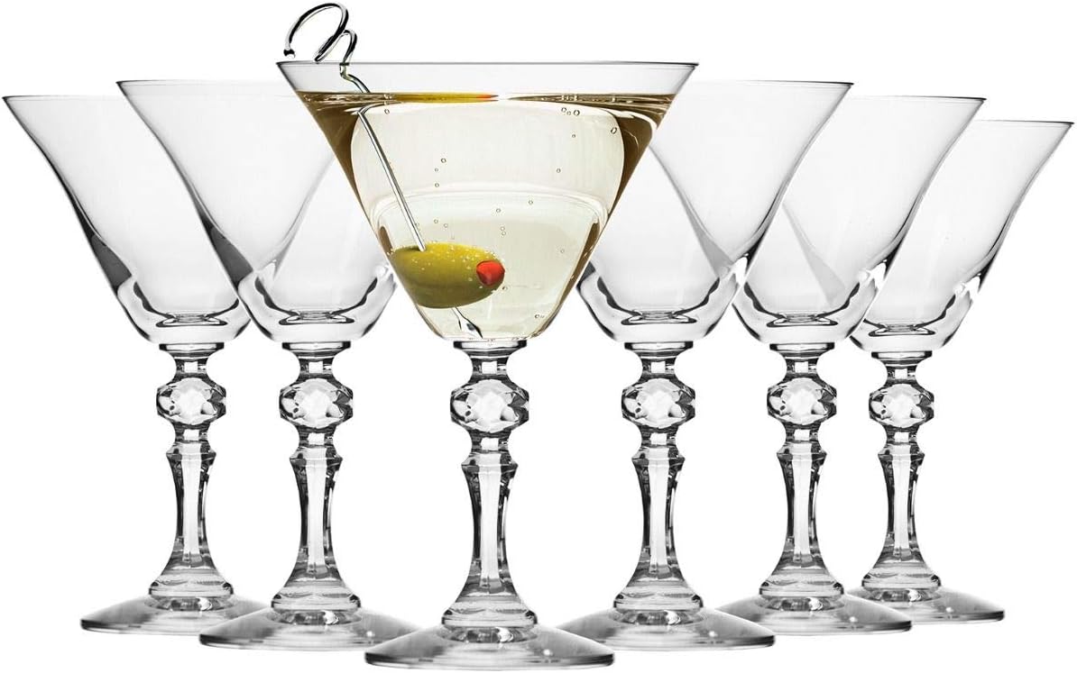 Krosno Martini Cocktail Glasses Krista Collection Premium Clear 170ml