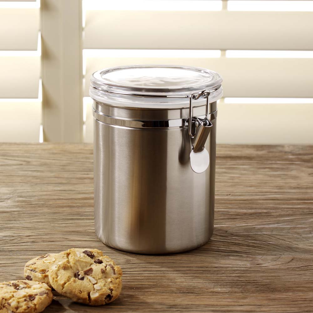 ProCook Stainless Steel Airtight Canister 14cm x 12cm Amazon.co.uk
