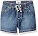The Children's Place Toddler Girls Pull On Denim Short, Ocean Wash, 12-18 Months