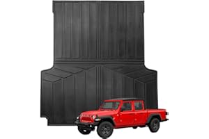 Puermto Truck Bed Mats Compatible with 2019 2020 2021 2022 Jeep Gladiator JT, All Weather Protection Accessories Truck Bed Mats Bed Liners JG01