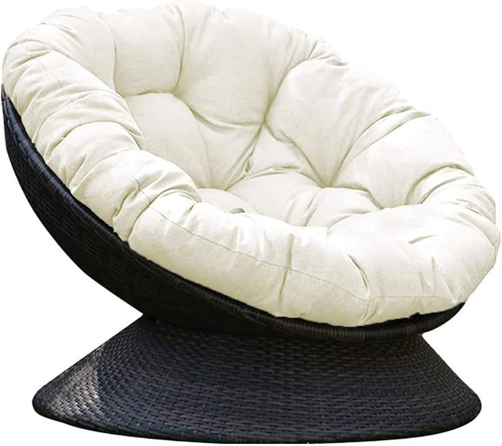Papasan Round Chair Cushion,Indoor Outdoor Hanging Egg Nest Chair