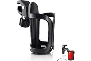 Walker Cup Holder, Universal Stroller Cup Holder, Portable Drink Holder for Wheelchair, Rollator Cup Holder, Drinks Holder, E