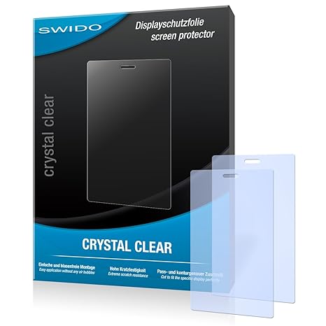 SWIDO® Displayschutz für Nokia Asha 503 [4 Stück] Kristall-Klar, Hoher Härtegrad, Schutz vor Öl, Staub und Kratzer/Schutzfoli
